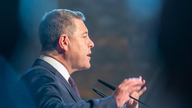 Emiliano García-Page, presidente de Castilla-La Mancha, este viernes en Alarcón (Cuenca). Foto: JCCM.