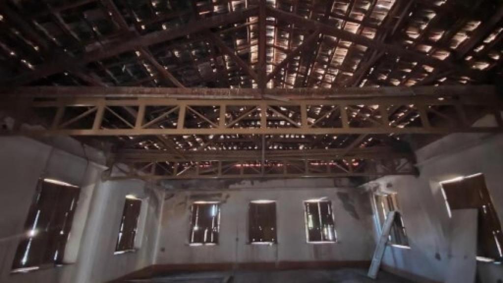 Imagen de uno de los techos del edificio.