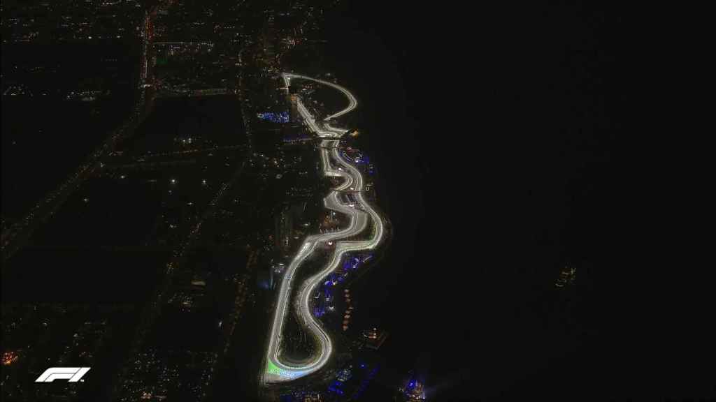 El circuito urbano de Fórmula 1 de Jeddah, en Arabia Saudí