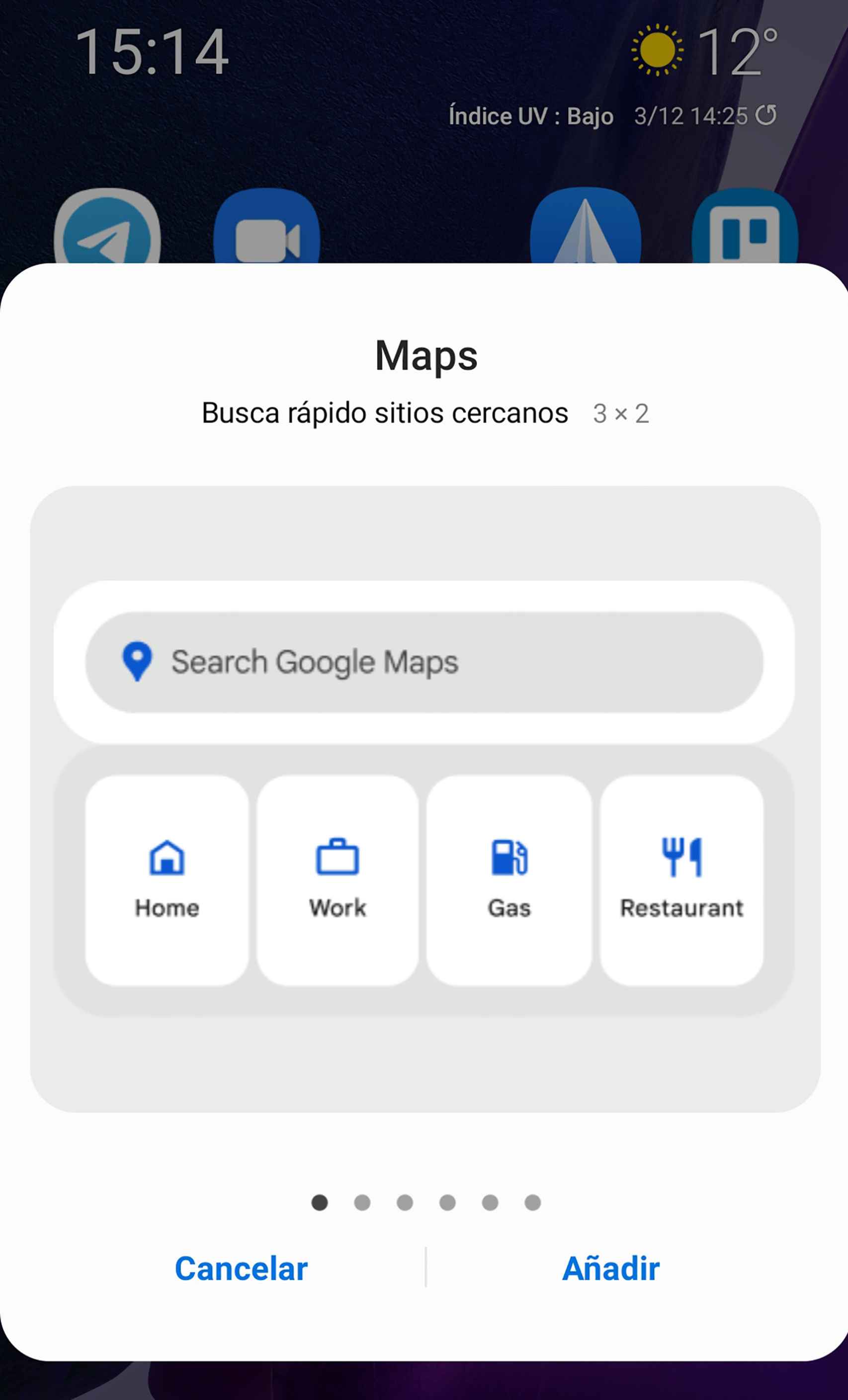 Así se añade el nuevo widget de Google Maps