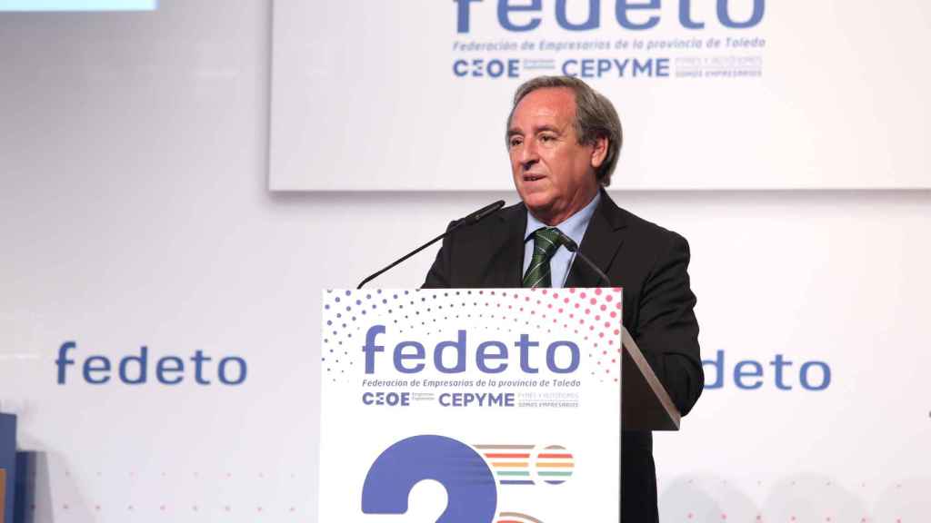 Ángel Nicolás, presidente de la Federación Empresarial Toledana (Fedeto).