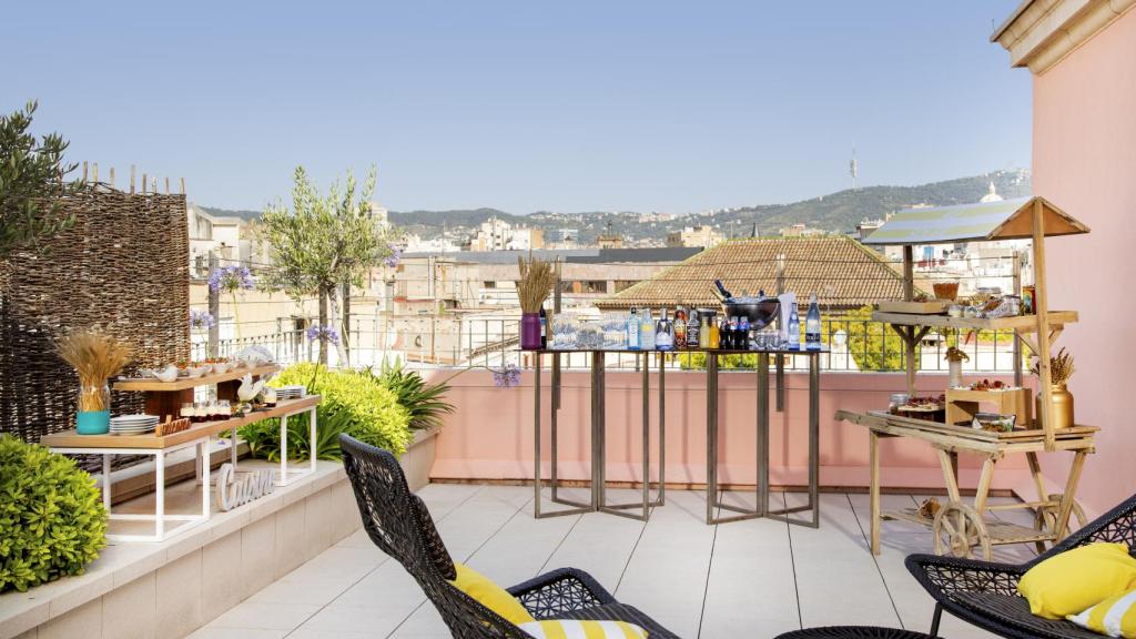 Lujosa suite con terraza en Le Méridien Barcelona