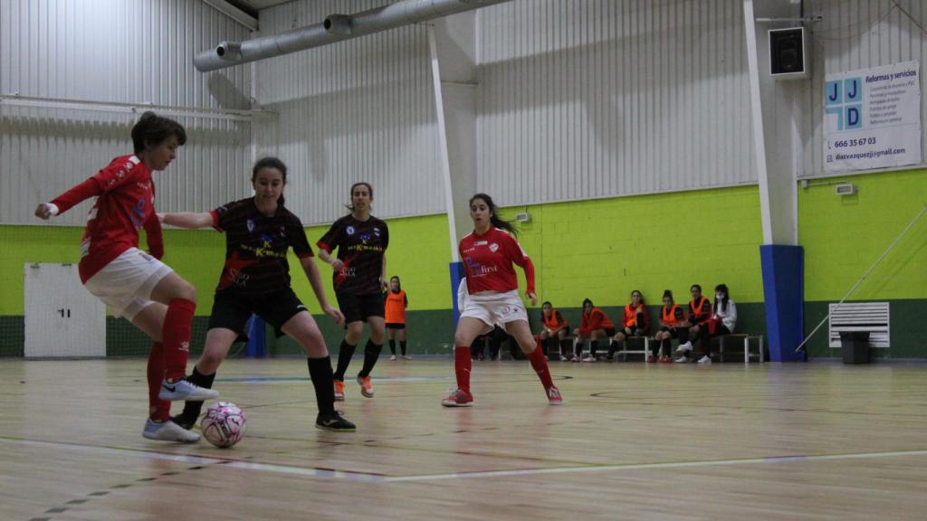 El Segosala femenino durante uno de sus anteriores partidos