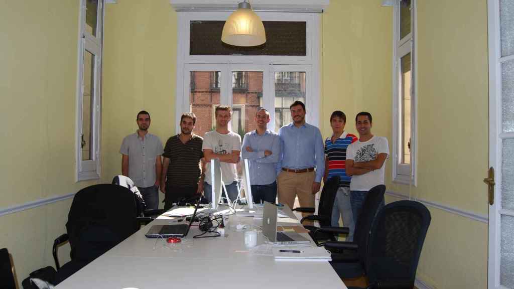 Imagen de una de las primeras reuniones de equipo de Cabify.