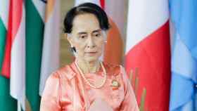 La exlíder de Birmania y Nobel de la Paz, Aung San Suu Kyi. EP