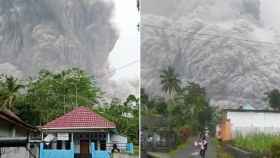 Decenas de personas han perdido sus casas por la erupción del volcán Semeru, en Indonesia.