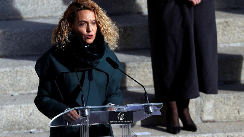 Meritxell Batet, presidenta del Congreso, en el Día de la Constitución.