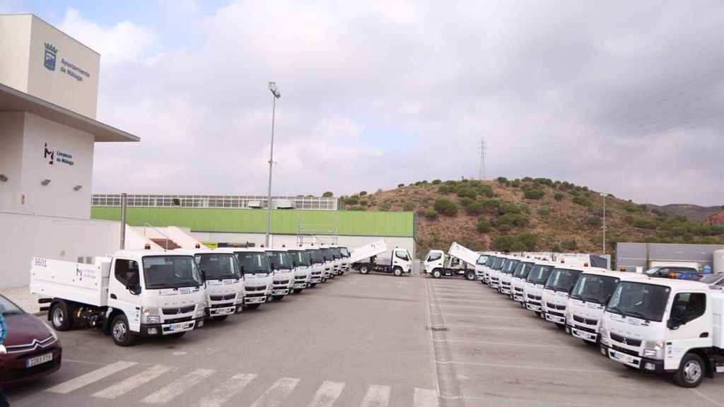 Flota de vehículos de la empresa de limpieza de Málaga, Limasam.