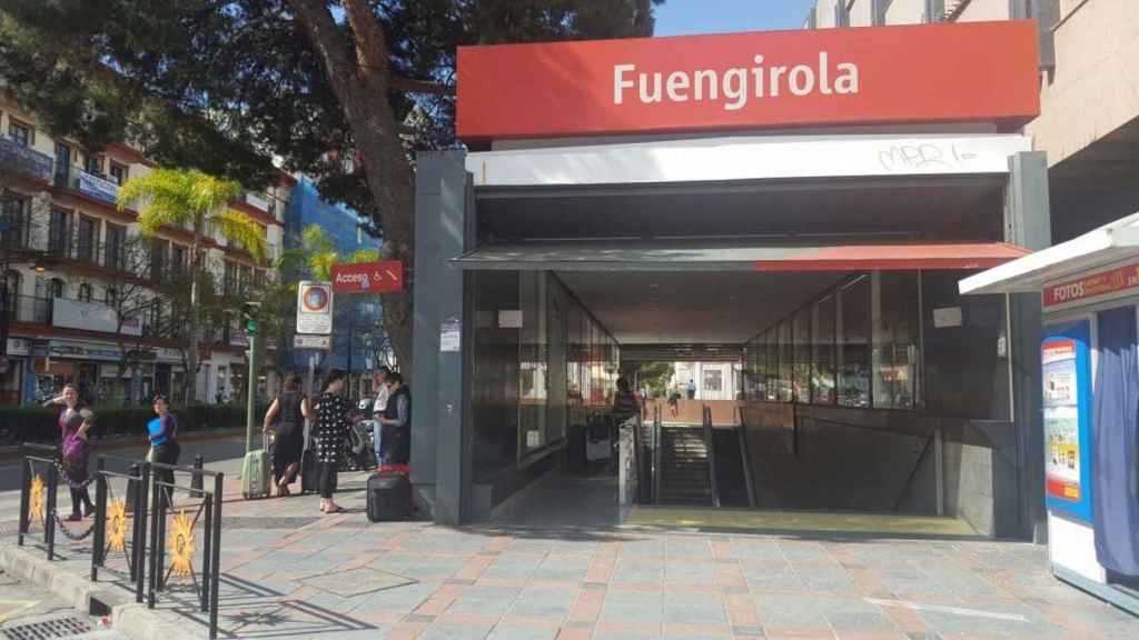 La estación de Fuengirola.