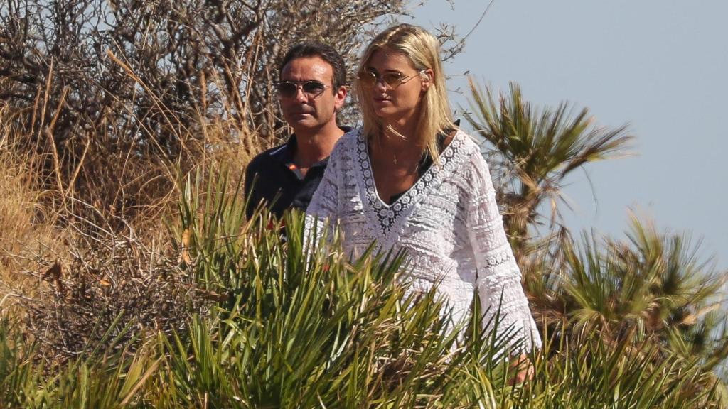 Ana Soria y Enrique Ponce, en una fotografía tomada en agosto de 2020 en Almería.