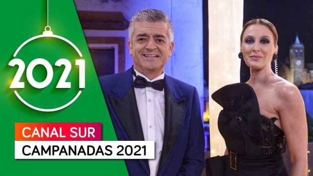 Modesto Barragán y Eva Ruiz presentaron las Campanadas en 2021.