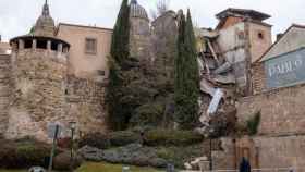 Edificio derrumbado en Salamanca, junto a la Cueva / ICAL