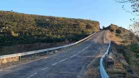 Carretera a Almaraz de Duero en la actualidad