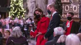 Kate Middleton y el príncipe Guillermo en el concierto de villancicos organizado por la duquesa de Cambridge.