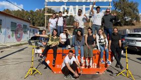 Estudiantes de la UMA realizan acciones formativas y artísticas en tres barrios de Málaga,