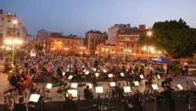 Actuación de la Orquesta Filarmónica de Málaga.
