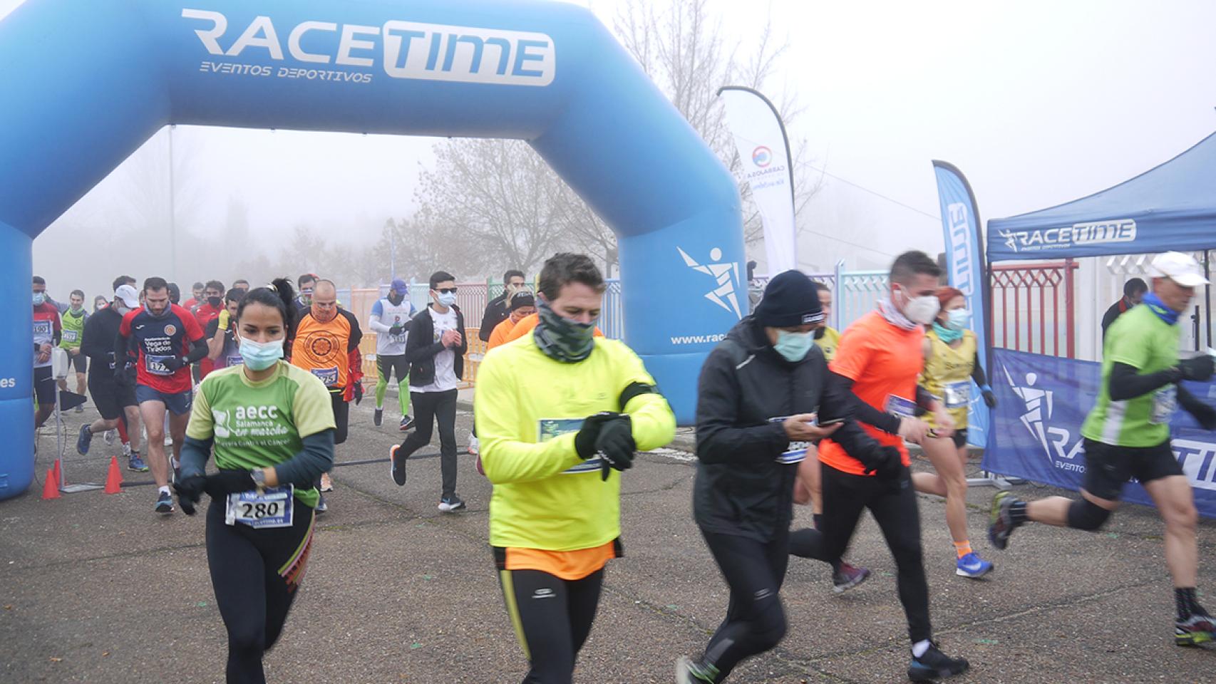 Carrera 'Kilómetros Solidarios' celebrada en Carbajosa de la Sagrada