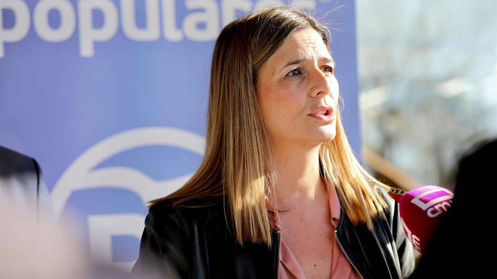 Carolina Agudo, secretaria general del PP de Castilla-La Mancha, en una imagen de este domingo