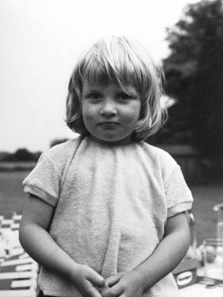 Diana de Gales de niña en Park House, Sandringham, Norfolk.