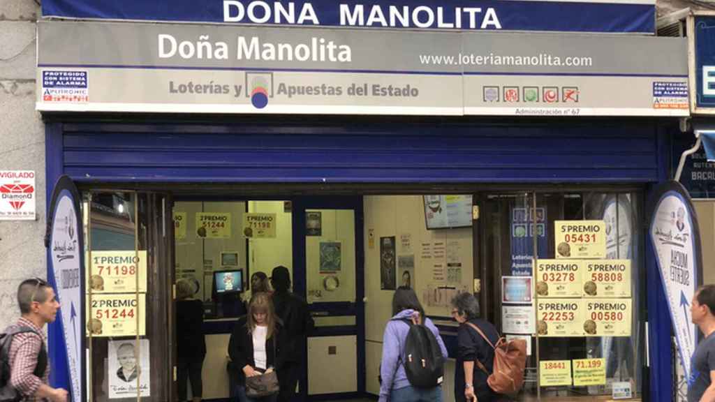 Administración de lotería Doña Manolita.