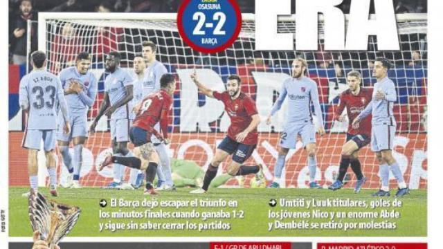 La portada del diario Mundo Deportivo (13/12/2021)