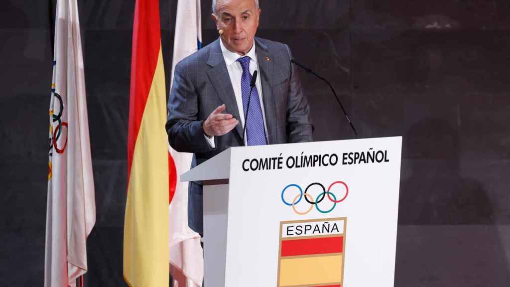 Alejandro Blanco, durante la  XVI Gala anual del Comité Olímpico Español