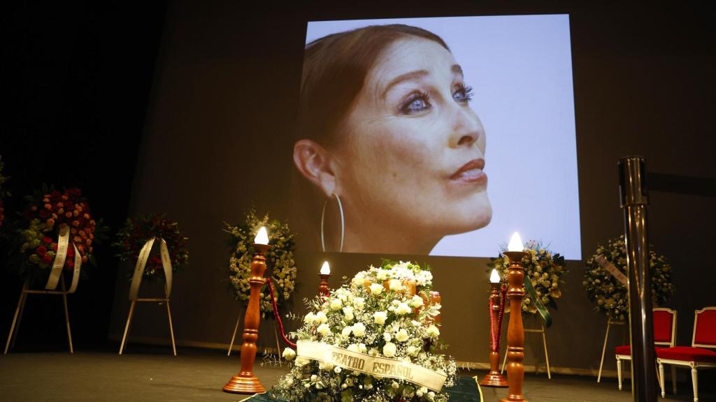 Último adiós a Verónica Forqué en el Teatro Español.