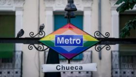 Imagen de la parada de metro de Chueca en Madrid.