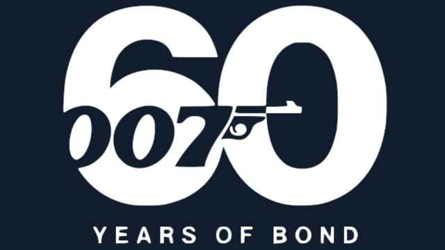 Logo del 60 aniversario de la saga James Bond.