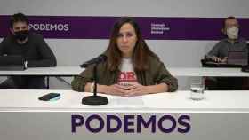 Ione Belarra, este viernes en el Consejo Ciudadano de Podemos.