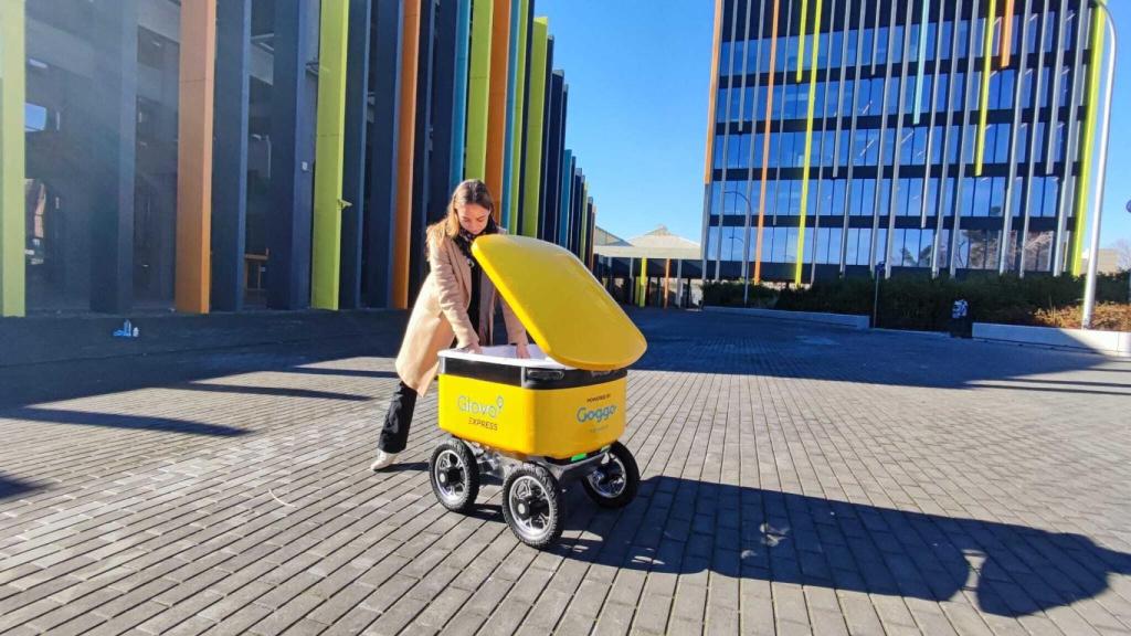 Robot autónomo para reparto a domicilio desarrollado por Goggo Network y Glovo