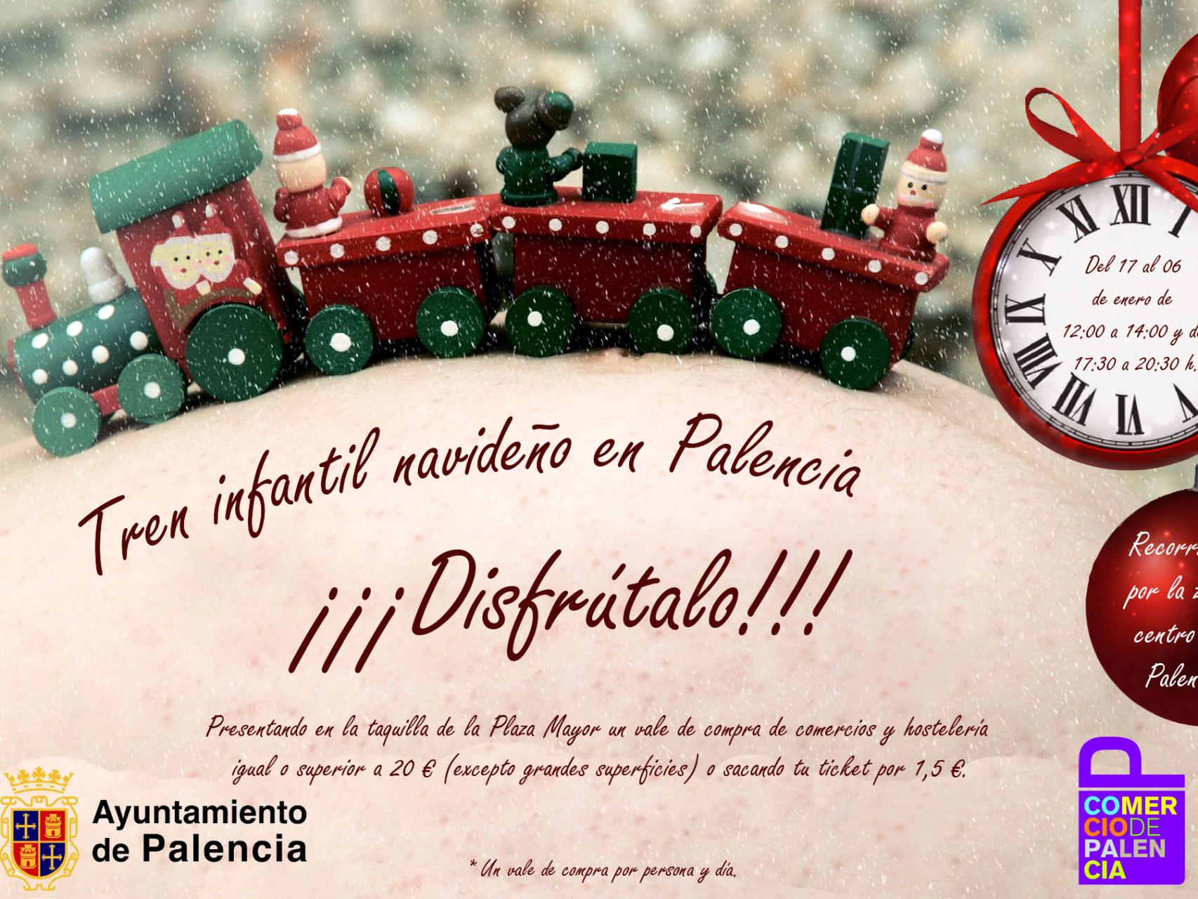 Cartel de Tren Turístico de Palencia