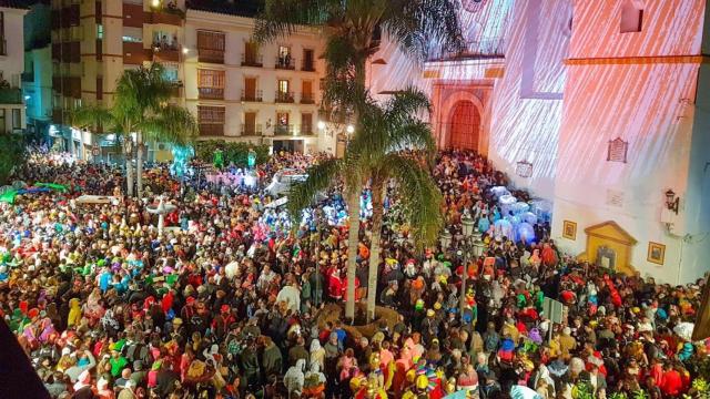 Imagen de archivo de la celebración de Nochevieja en Coín.
