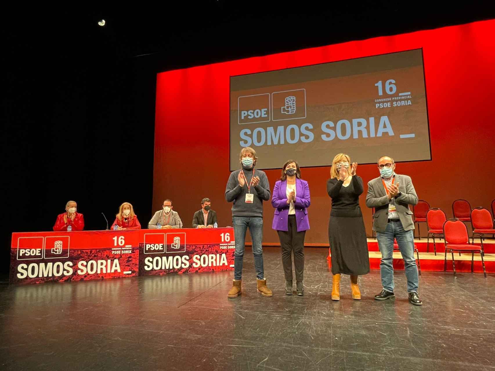 Luis Rey, reelegido secretario general del PSOE de Soria. ICAL