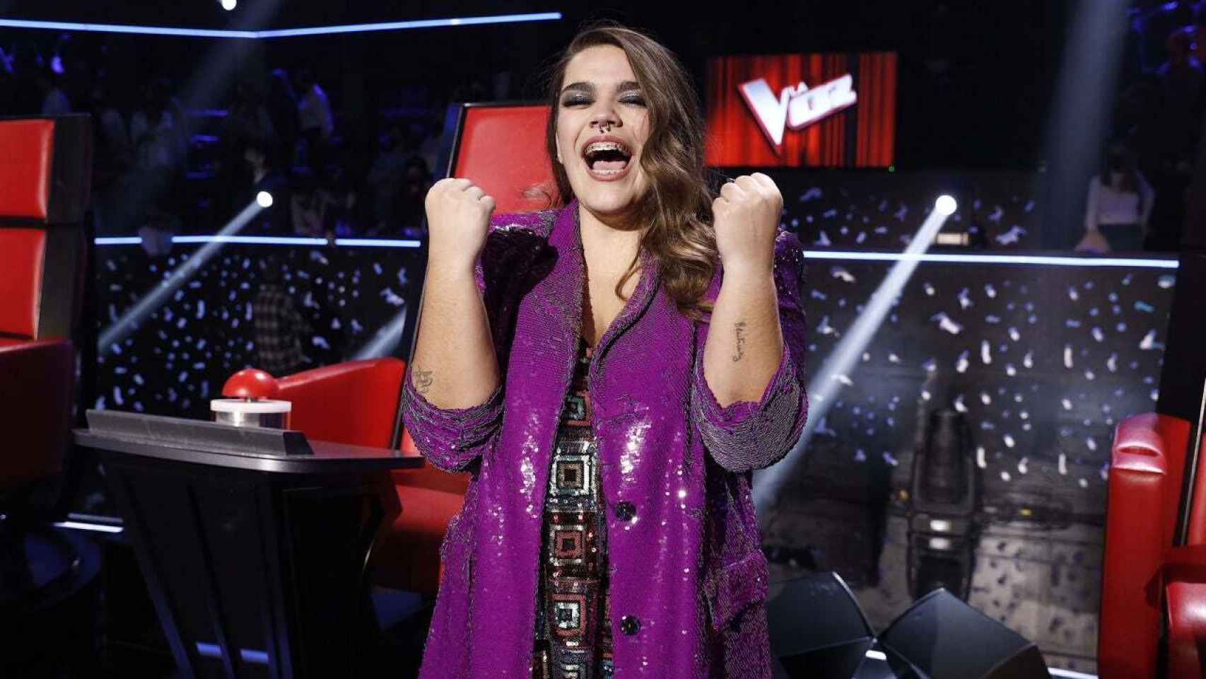 Inés Manzano se alzó como ganadora de la octava edición de 'La Voz'.