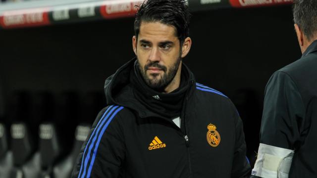 Isco Alarcón, durante un partido del Real Madrid.