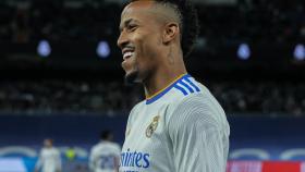 Eder Militao, en un partido del Real Madrid de la temporada 2021/2022