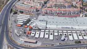 Zona donde se localiza el nuevo enlace directo de la ronda oeste con Málaga.