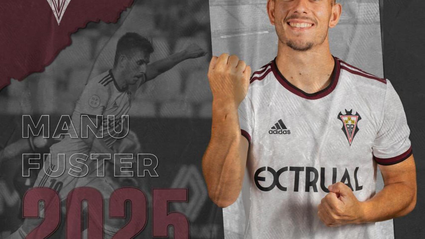 El Albacete ata a su máximo goleador Manu Fuster hasta 2025