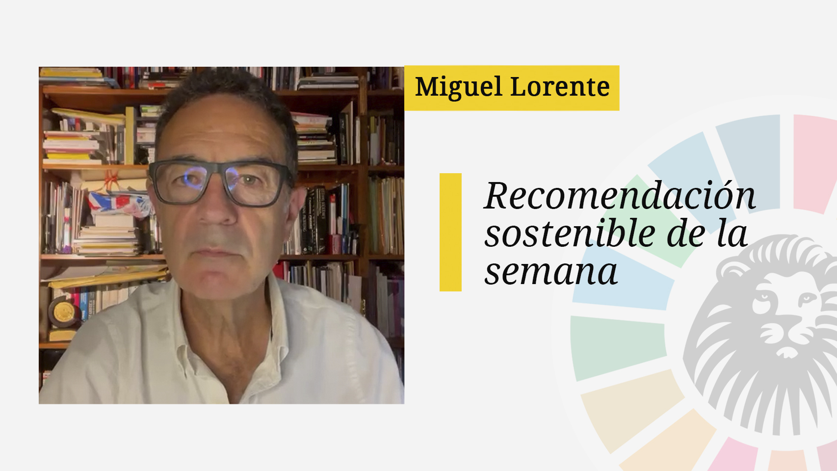 La recomendación sostenible de Miguel Lorente