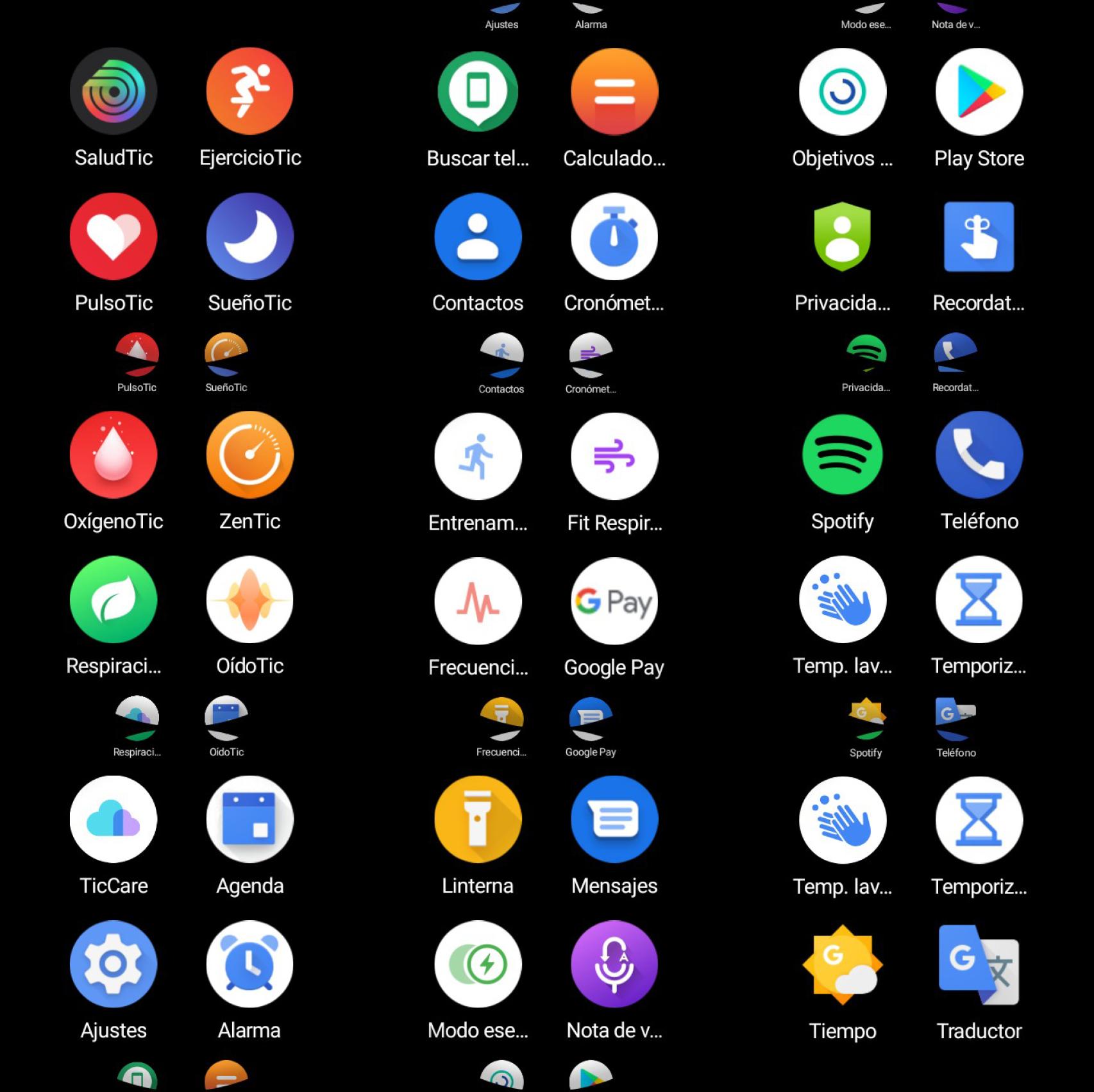 Apps preinstaladas