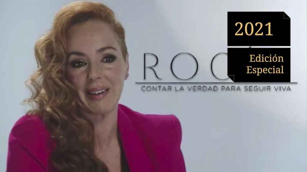 Rocío Carrasco en una imagen captada durante la grabación de 'Rocío, contar la verdad para seguir viva'.