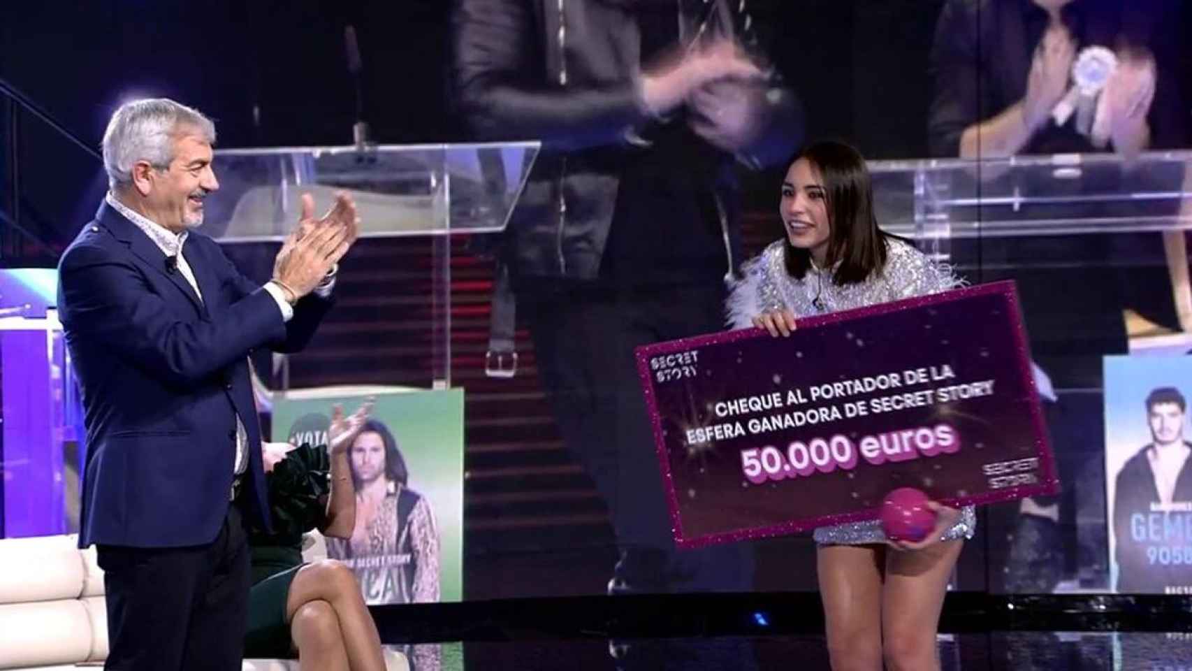 Sandra Pica se ha llevado los 50.000 euros del 'juego de los secretos'.