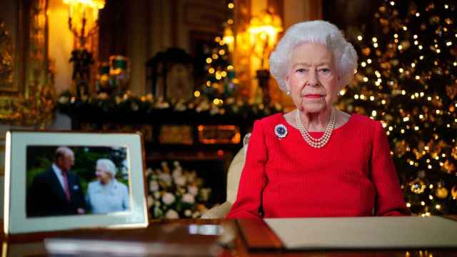 La reina Isabel II, durante su discurso de Navidad.