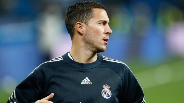 Eden Hazard, con el Real Madrid