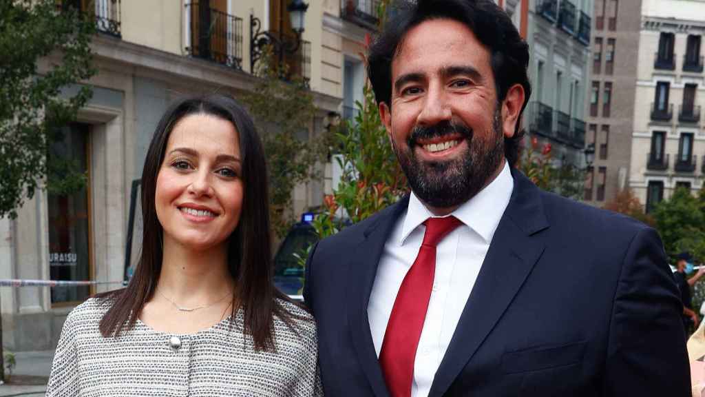 Inés Arrimadas y su marido, Xavier Cima, en una imagen de archivo.