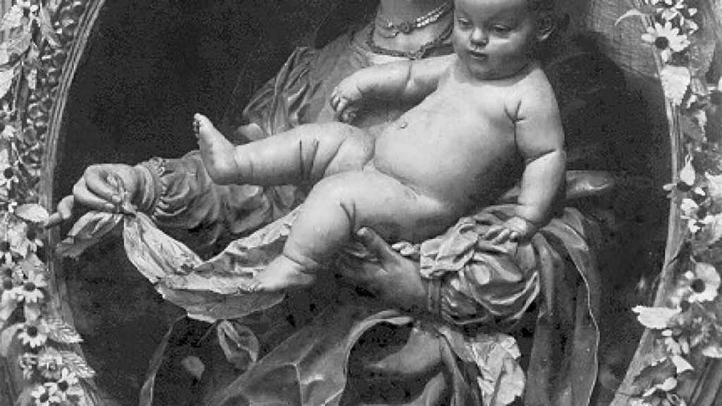 Fotografía histórica de la Virgen de Belén.
