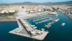 Diseño previsto para el puerto deportivo de San Andrés, en Málaga.