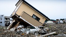 La destrucción que dejó un tsunami en Japón en 2011.
