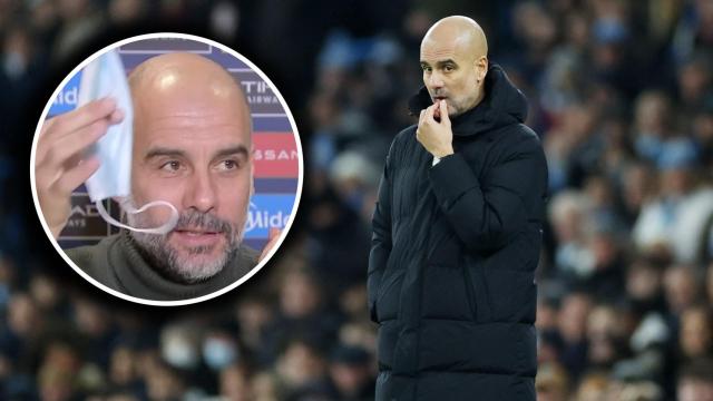 La denuncia de Pep Guardiola sobre el uso de las mascarillas